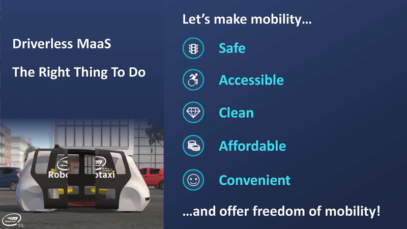 自動運転により実現されるMaaSのメリット（出典：Mobileye）