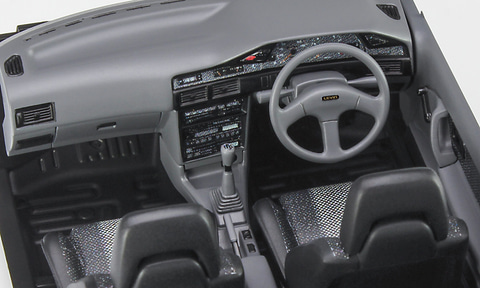 ハセガワ、「トヨタ カローラ レビン AE92 GT APEX 前期型」完成見本