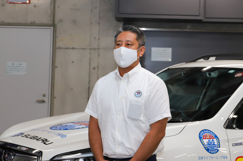 公益財団法人日本ライフセービング協会 理事長 入谷拓哉氏