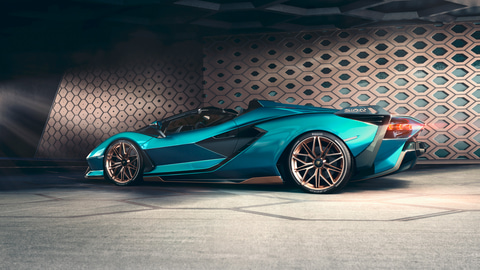 Lamborghini - ランボルギーニ シアン ロードスター ランボルギーニ シアン ロードスター世界初公開、パワーウエイト