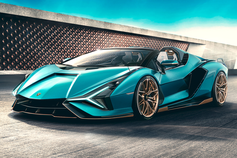 オープントップハイブリッドスーパースポーツカー「シアン ロードスター」