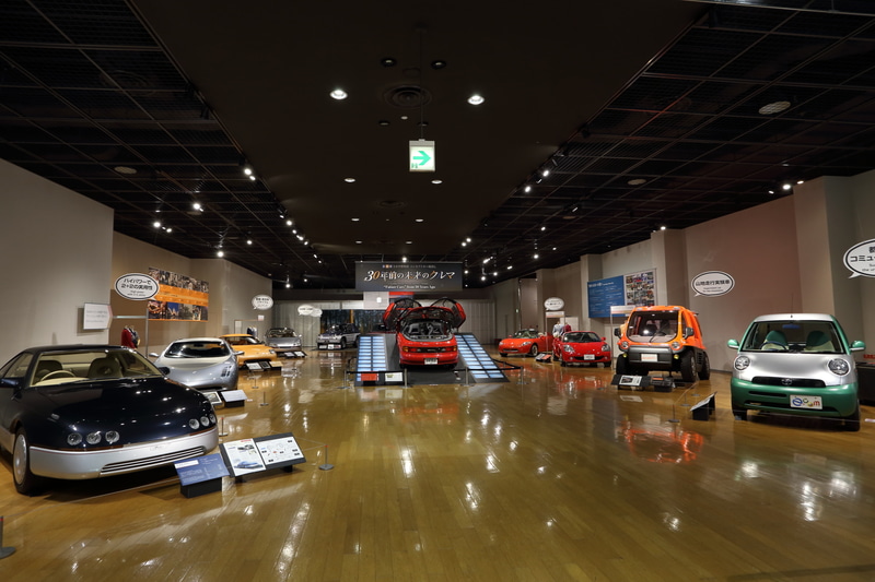 文化館で現在開催中の企画展「30年前の未来のクルマ」は2020年10月11日まで