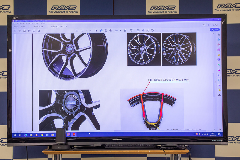 ハイブリッドマシニングの解説。異なる加工面を連続した1つのデザインとすることがポイント