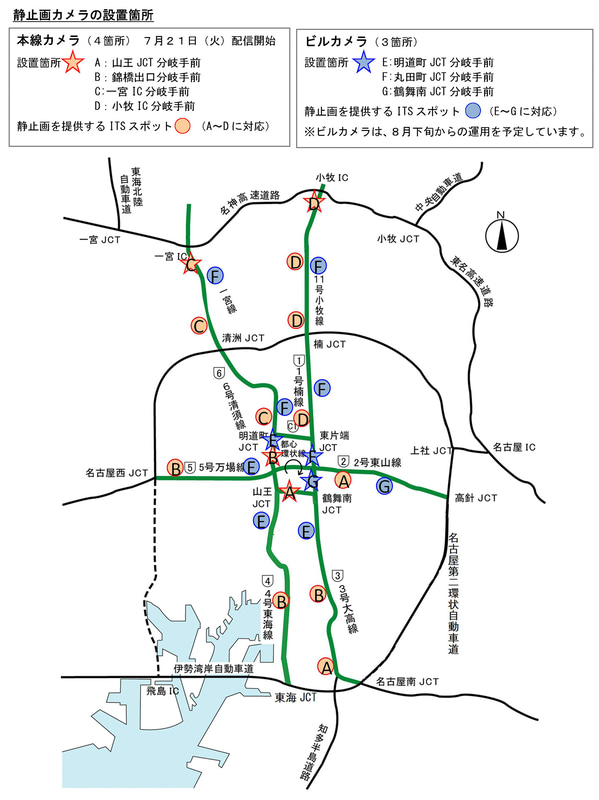 静止画カメラ設置箇所