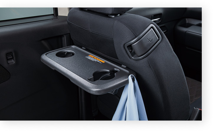 「助手席シートバックテーブル」