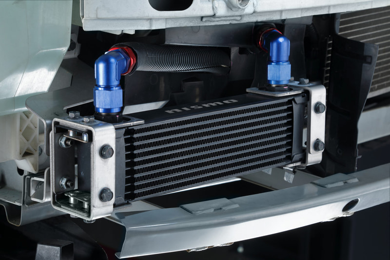 マーチ NISMO S用エンジンオイルクーラーキット（10段・アルミ製）価格10万円（税別）