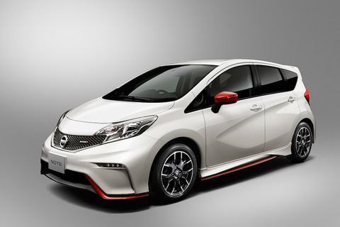 ニスモ、「マーチ」「ノート」用 オイルクーラー、カーボンサクション
