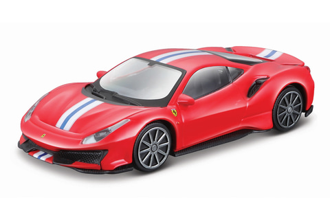 ブラーゴ ミニカー ラフェラーリ/488 GTB/FXX K赤/スペシャルカラー 世界のミニカーを「トミカプレゼンツ」として発売、「ブラーゴ