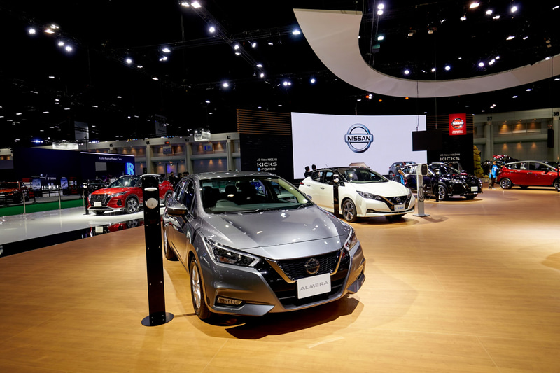 日産ブースの様子