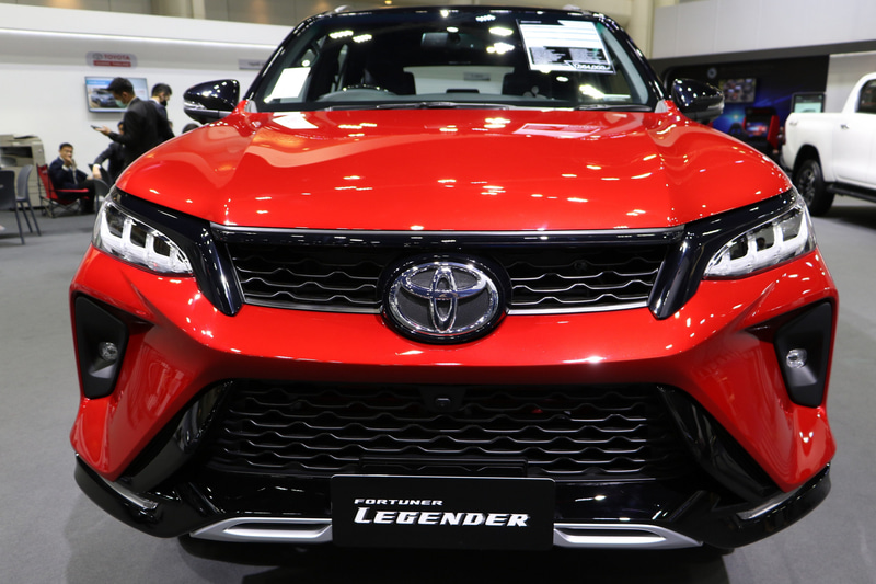 トヨタブースの出展車両