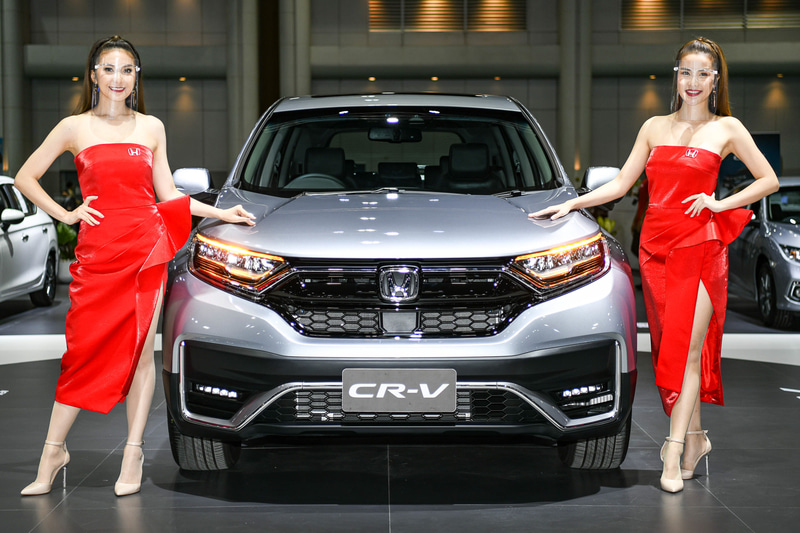 バンコクモーターショー2020で新型「CR-V」を展示したホンダブース