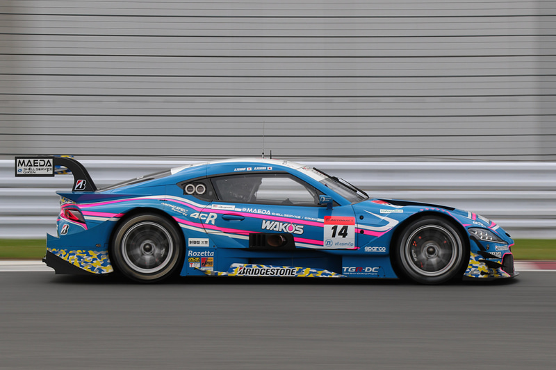 3位は14号車 WAKO'S 4CR GR Supra（大嶋和也/坪井翔組）。GRスープラが1位から5位までを占めた