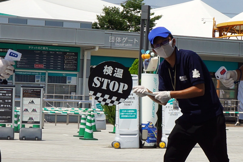 写真ではマニュアルのロリポップだが、電子ロリポップの導入も検討されているという