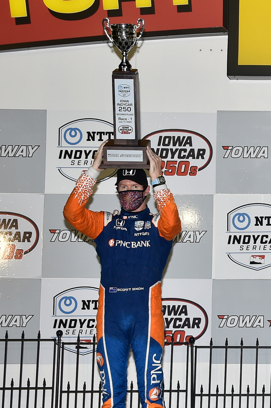 第5戦を2位でフィニッシュしたスコット・ディクソン選手、第6戦は5位フィニッシュでポイントリーダーをキープ