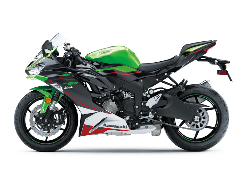 Ninja ZX-6R KRT EDITIONのボディカラーはライムグリーン×エボニー