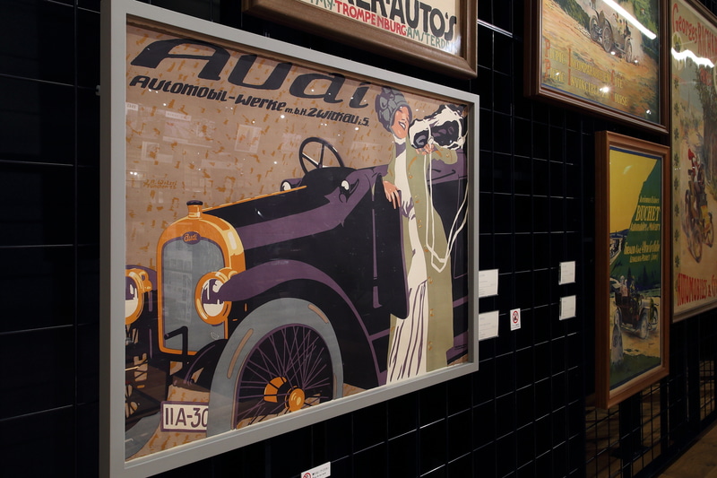 ドイツのポスター画家ヨーゼフ ルドルフ ウィッツエルによるアウディのポスター（1912年）