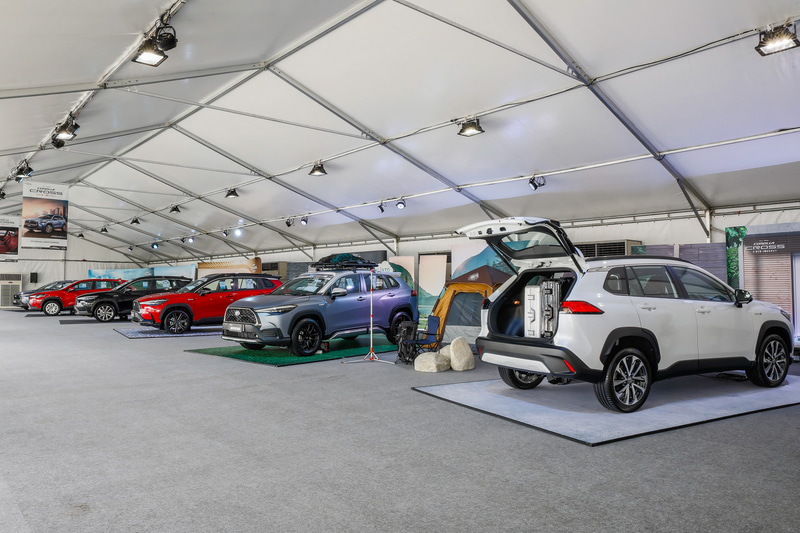 発表会会場の展示