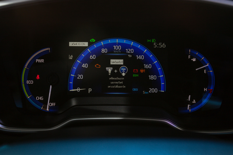 新型カローラ クロスのインテリア