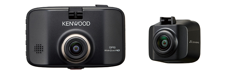ケンウッドブランドの前後撮影対応2カメラドライブレコーダー「DRV-MR8500」