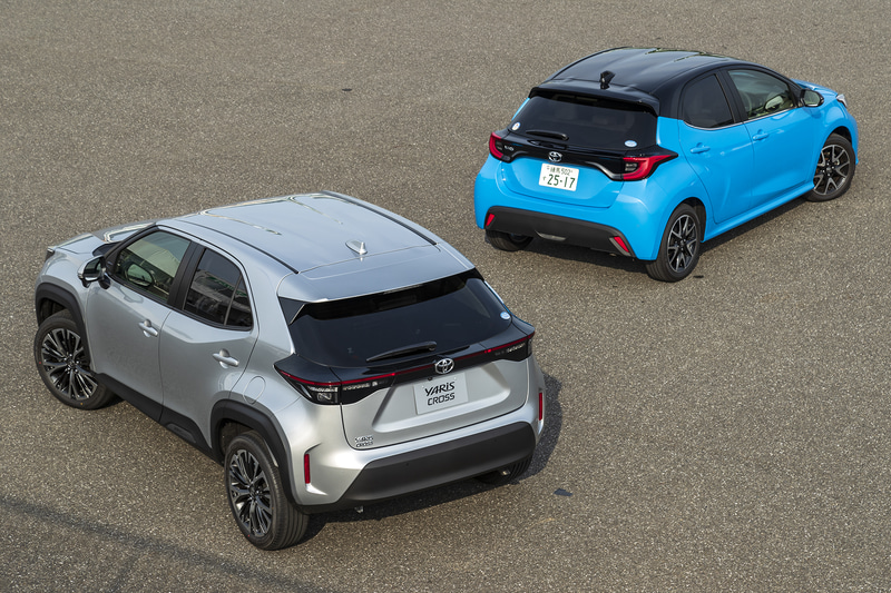 ルーフやフェンダー、リアコンビランプまわりなどディテールは似ているものの、外観で同じパーツは使っていないという