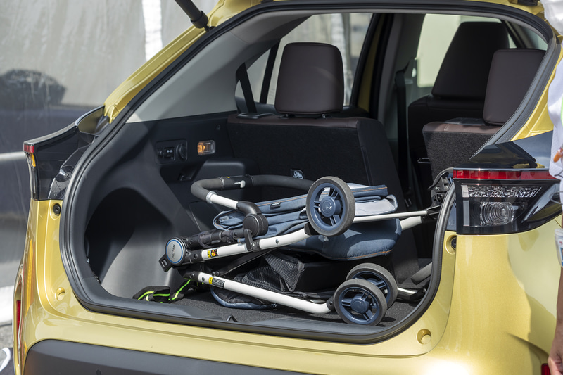 ベビーカーを積載した状態