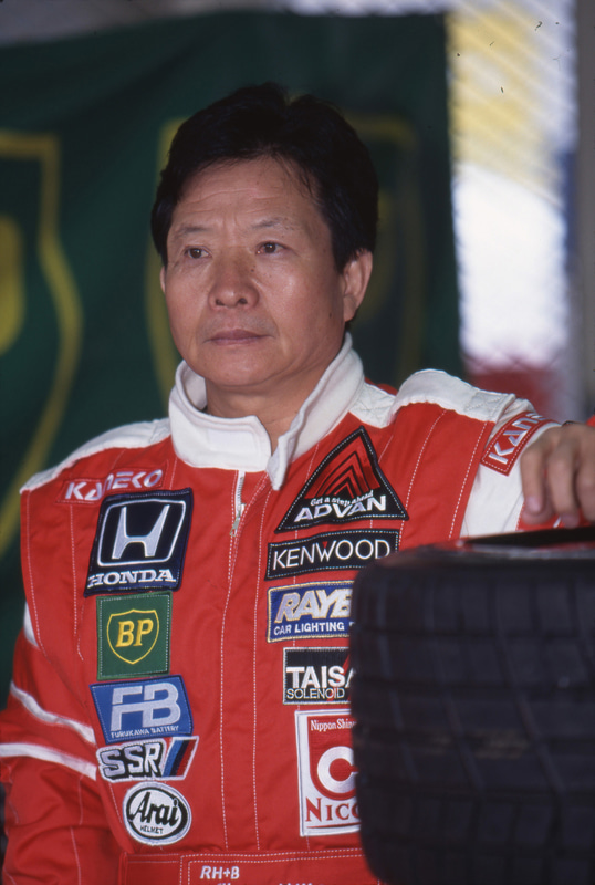 現役時代の高橋国光氏（1996年 全日本GT選手権）