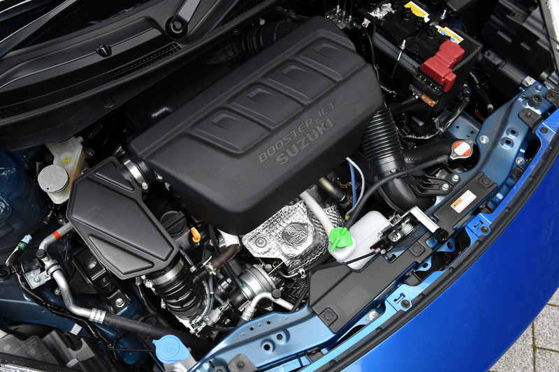 直列4気筒1.4リッター直噴ターボエンジン（K14C型）は、最高出力103kw（140PS）/5500rpm、最大トルク230Nm（23.4kgfm）/2500-3500rpm