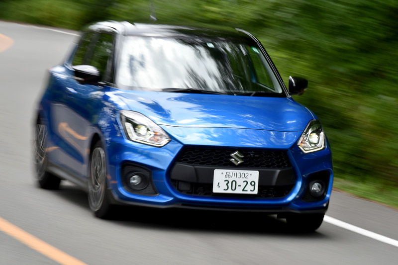 一部仕様変更が行なわれたスイフトスポーツを試乗