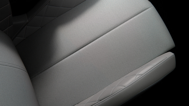 オフホワイトが超高級感を演出