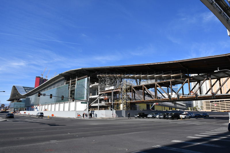 建設中のLas Vegas Convention Center新館