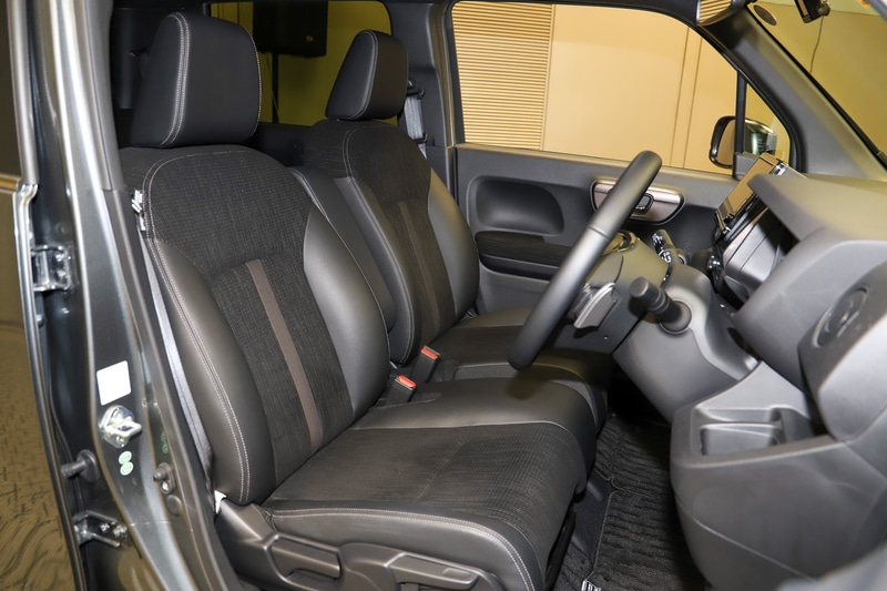 会場に用意されていたN-WGNは、背面と座面の一部にアレルクリーンプラスを使用