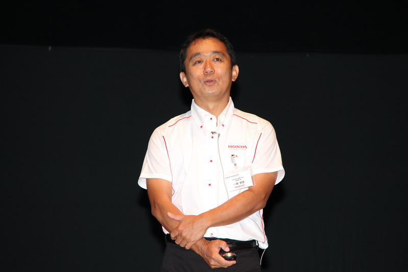 Honda eについて一瀬氏がプレゼン