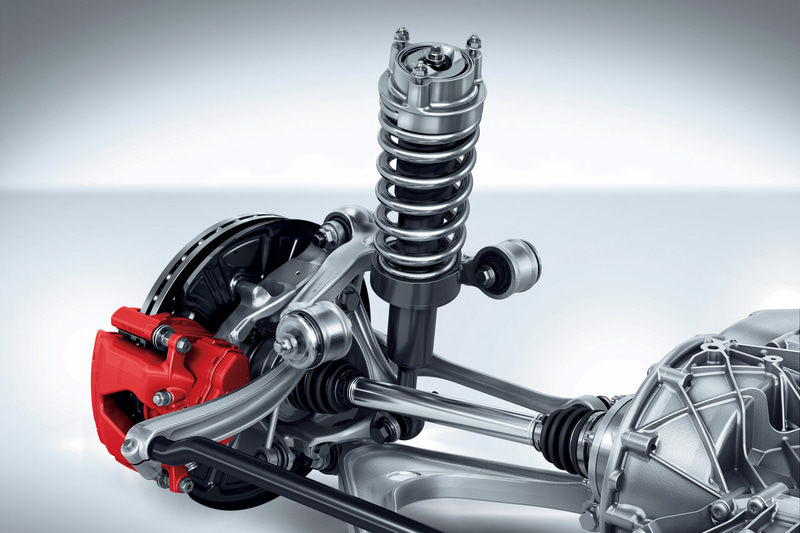 GT/GTロードスターにベンチレーテッド式ドリルドディスク（ディスク径：390mm）を備える強化コンポジットブレーキシステムを採用