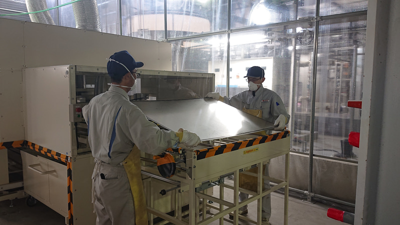 パネルセパレータ処理後のCIS