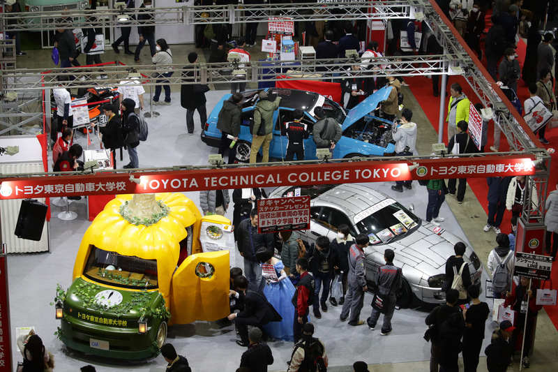 東京オートサロン2020の会場の様子