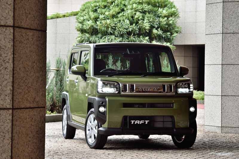 新型「タフト」は東京オートサロン 2020で公開されたコンセプトモデルほぼそのままのようなデザインで市販化されている