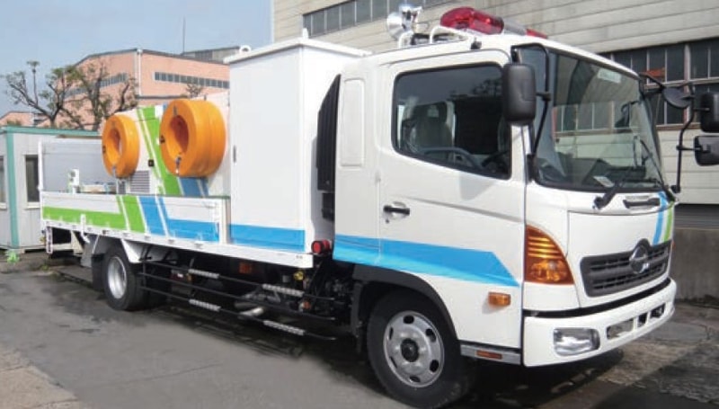 11tクラス：30m<sup>3</sup>ポンプ車（15m<sup>3</sup>高揚程兼用）