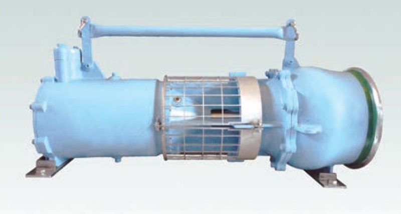 1台で7.5m<sup>3</sup>/分の排水が可能な大水量タイプ