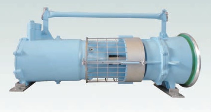 1台で20mの高揚程での排水が可能な高揚程タイプ