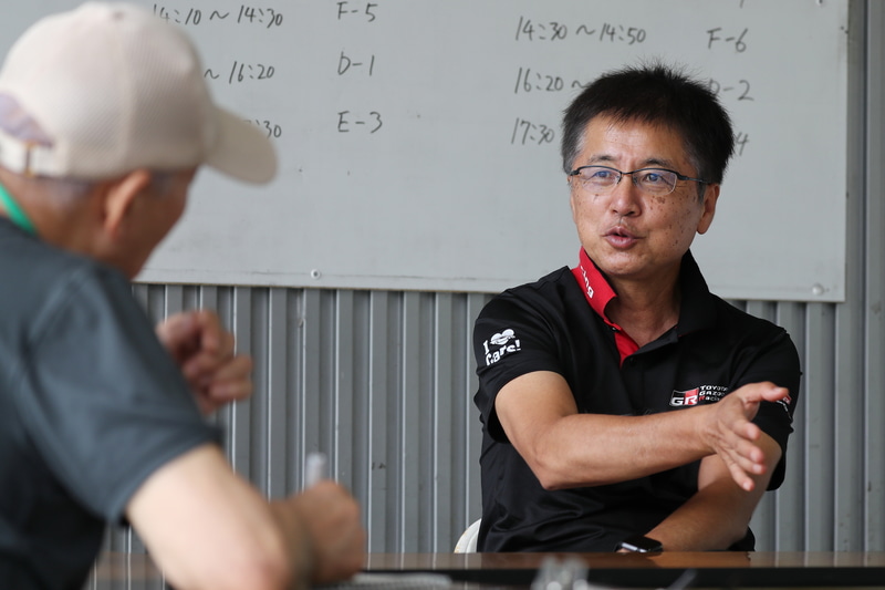 GRスープラの開発者であるトヨタ自動車の多田哲哉氏。86の開発者でもあり、トヨタのスポーツカー作りを手がける