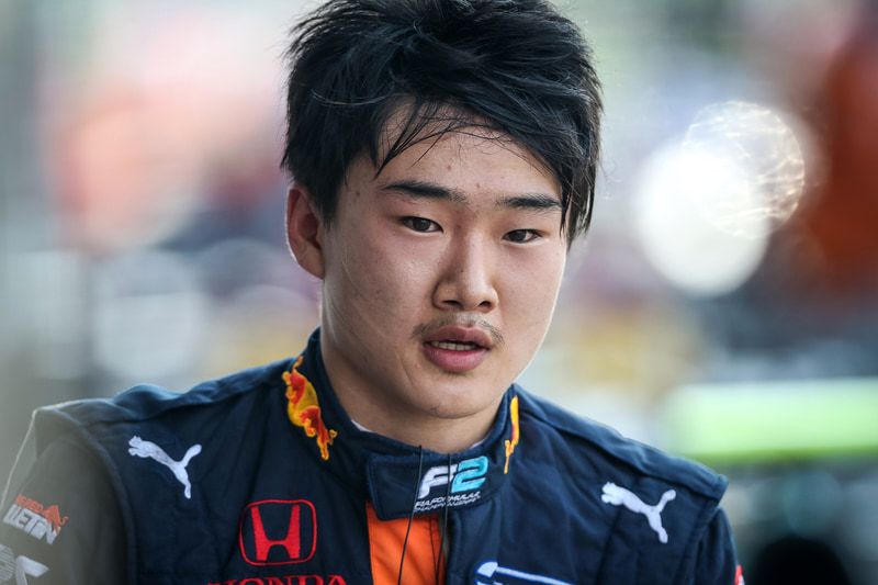 F2で初優勝した角田裕毅選手　（c）Getty Images / Red Bull Content Pool