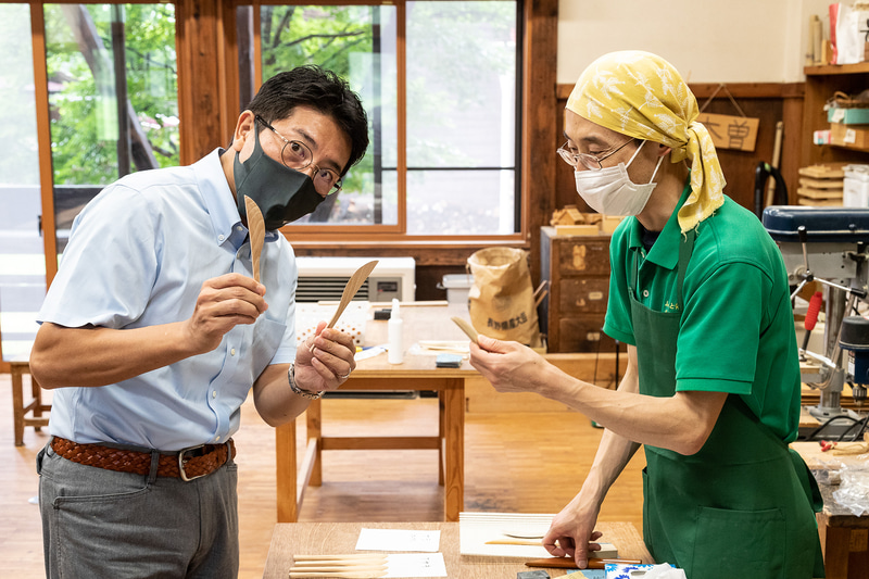 バターナイフの製作にも挑戦
