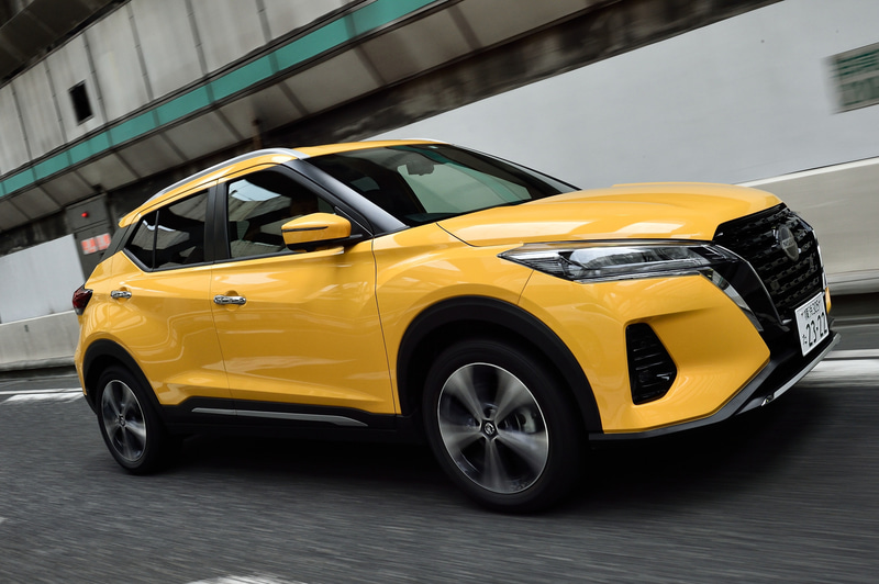 キックスに街中で試乗した