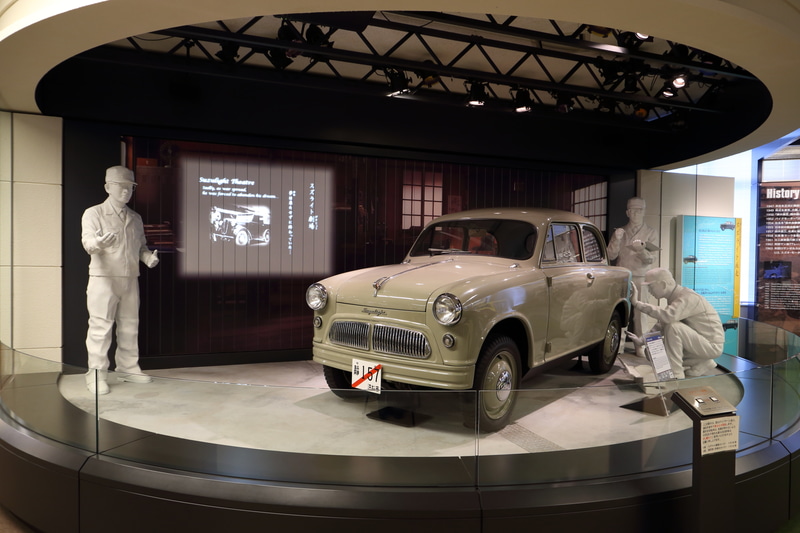 日本で最初の軽四輪乗用車 スズライト（1955年）