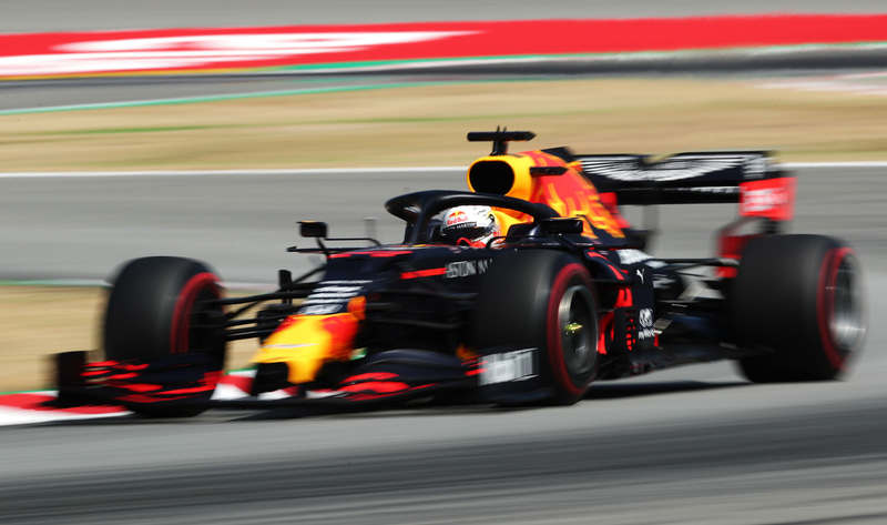 F1第6戦 スペインGP。2位に入ったレッドブル/ホンダのマックス・フェルスタッペン選手（33号車）　（c）Getty Images / Red Bull Content Pool