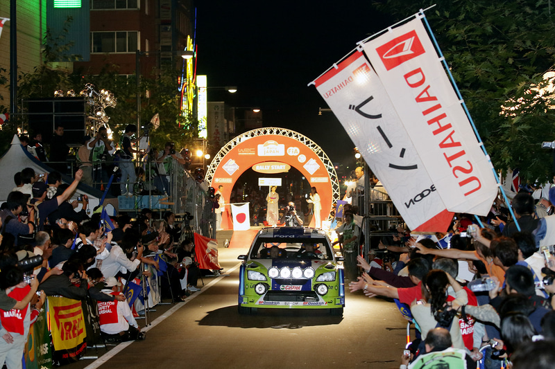 ラリージャパン、北海道 帯広時代のセレモニアルスタート