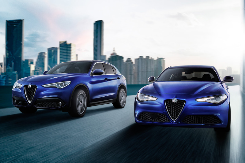 SUV「ステルヴィオ」とプレミアムスポーツサルーン「ジュリア」の新グレード「SPRINT（スプリント）」