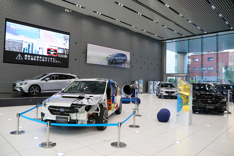 ショールーム内展示