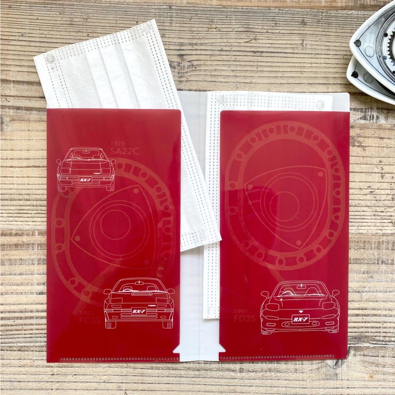 使用中と未使用のマスクを別々に収納可能