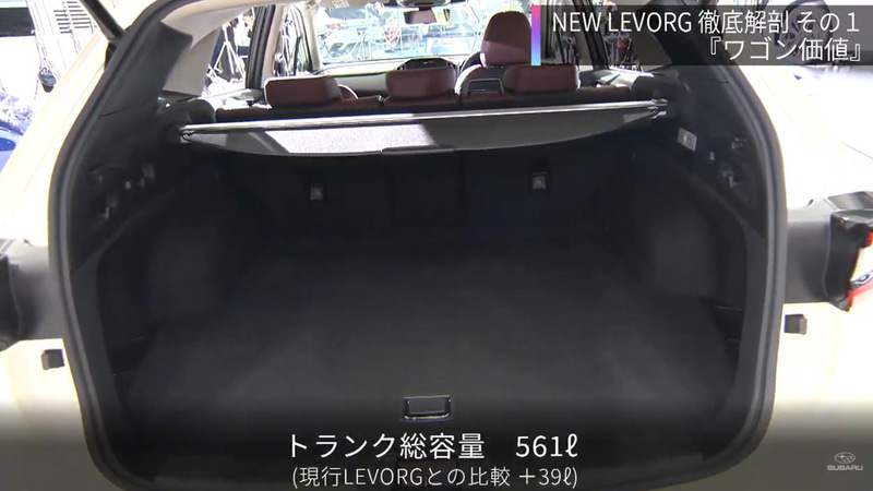 買い物かごをそのままサブトランクに収納できるデモを実施